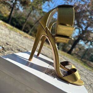 Cape Robbin Metallic Gold Heels